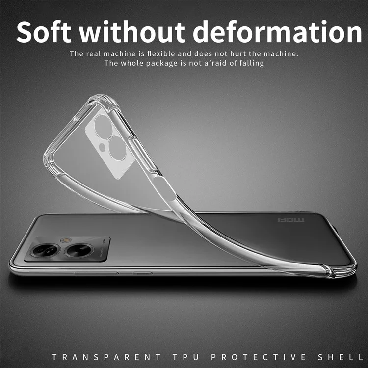 MOFI For Oppo A79 5G / A2 5G Case Crystal Clear TPU Phone Back Cover Protector-Cellmalls