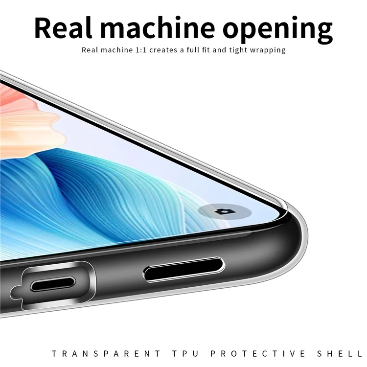 MOFI For Oppo A2 Pro 5G Case TPU Phone Protector HD Clear Cell Phone Cover Shell-Cellmalls