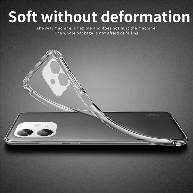 MOFI For Oppo A3x 5G (India) Case Anti-Scratch Clear Soft TPU Phone Cover-Cellmalls