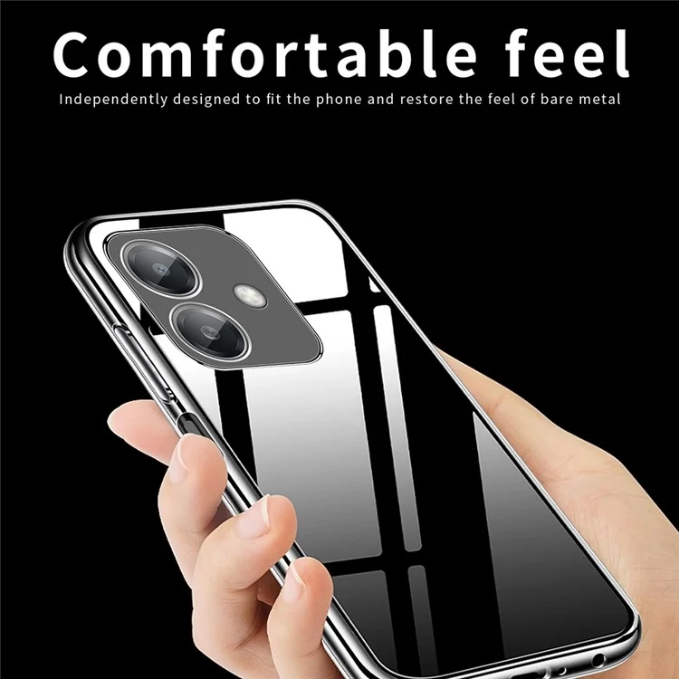 MOFI For Oppo A3x 5G (India) Case Anti-Scratch Clear Soft TPU Phone Cover-Cellmalls