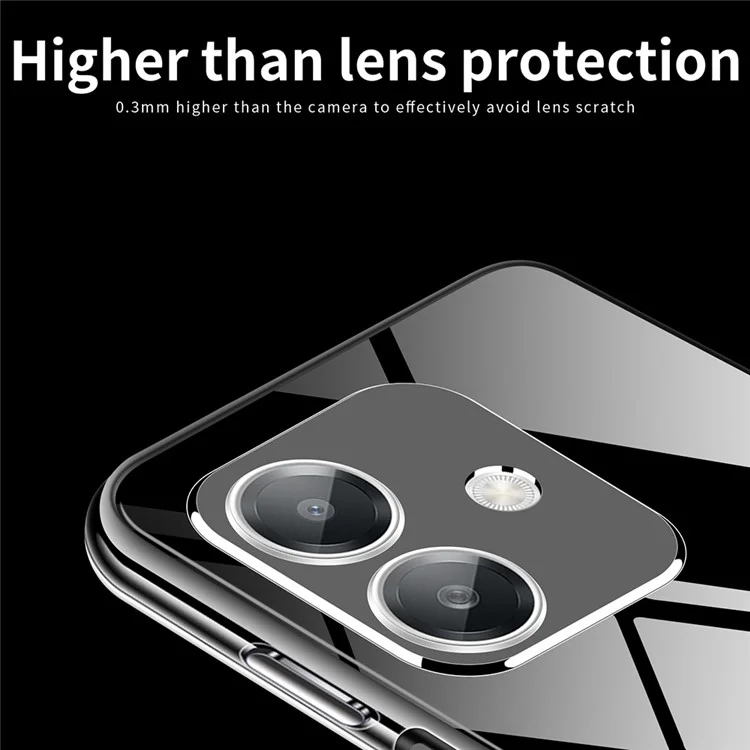 MOFI For Oppo A3x 5G (India) Case Anti-Scratch Clear Soft TPU Phone Cover-Cellmalls