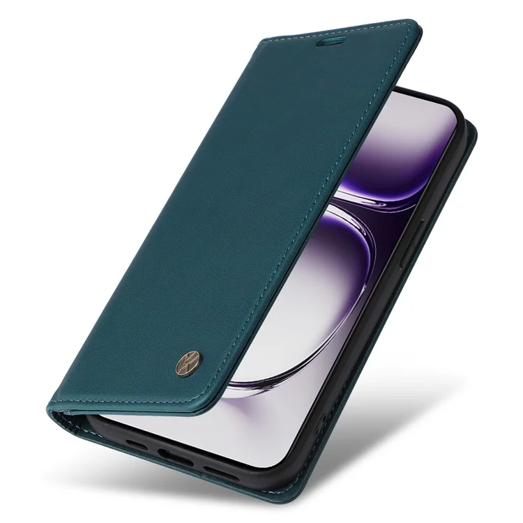 YIKATU YK-001 For Oppo Reno12 Pro 5G (China) / (Global) Case Leather Magnetic Auto-Absorbed Phone Cover - Green-Cellmalls