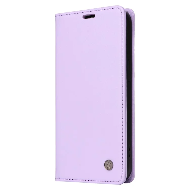 YIKATU YK-001 For Oppo A38 4G Case Full Protection PU Leather Wallet Phone Cover - Light Purple-Cellmalls