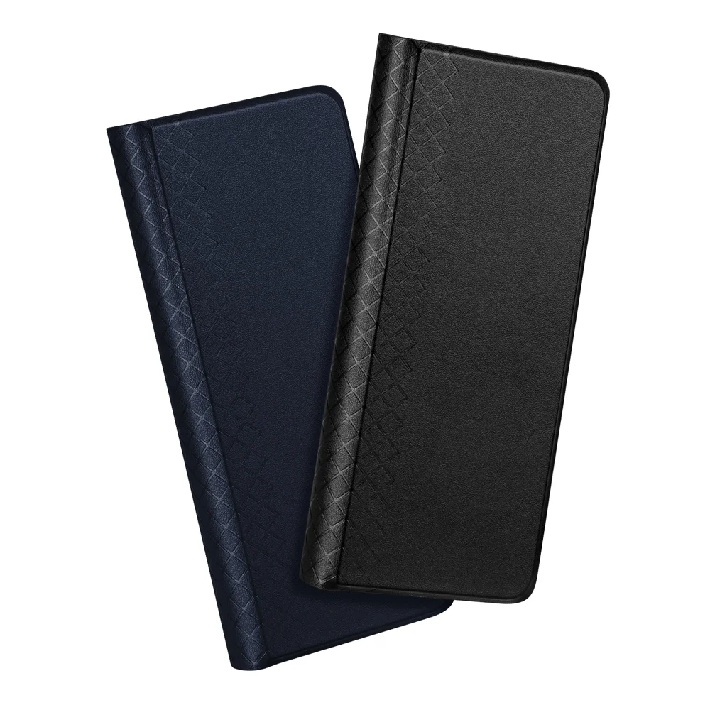 For Oppo Find N5 5G Cases with Card Slot DUX DUCIS Bril Series Leather Phone Cover Stand - Black-Cellmalls