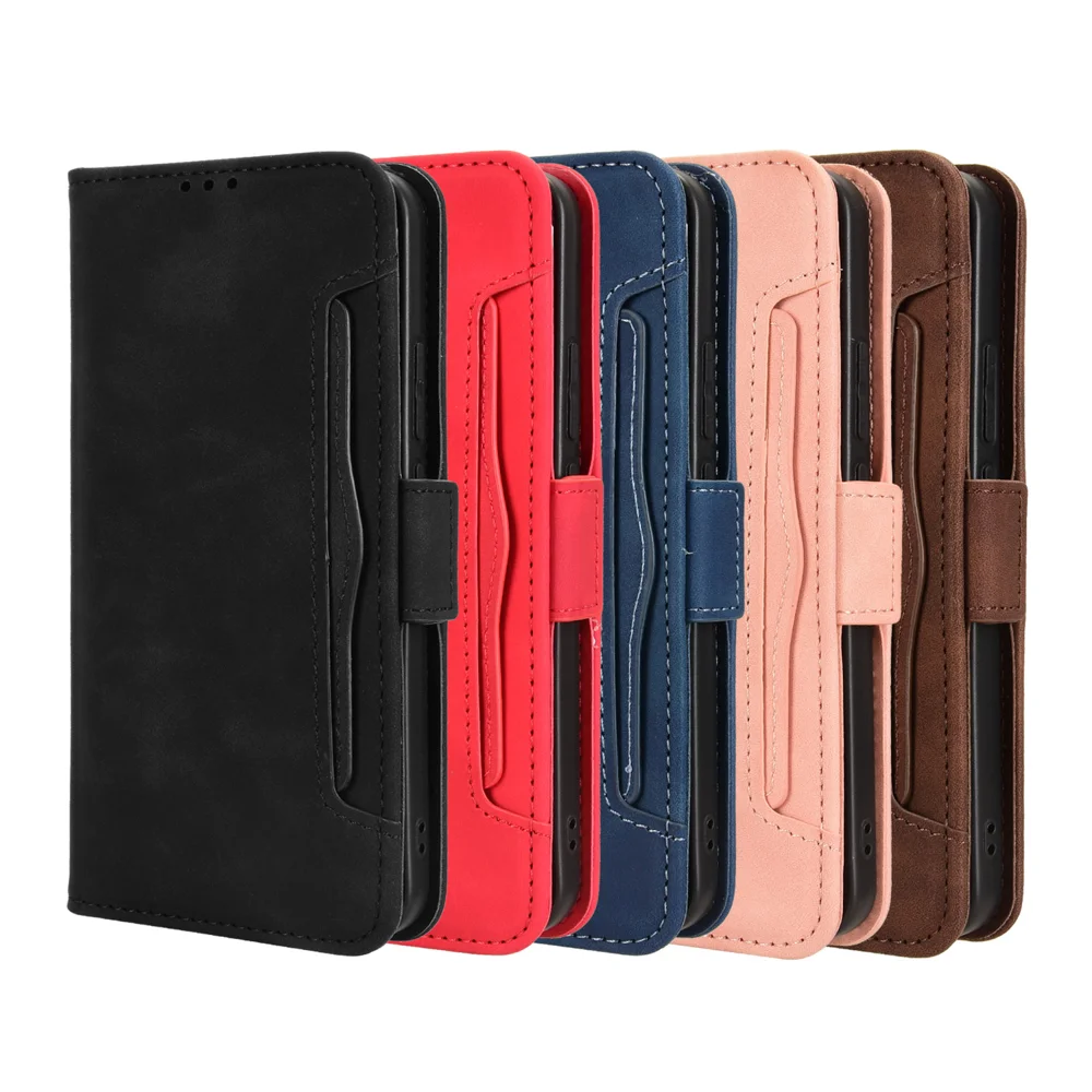 For Oppo Reno14 5G (Global) Leather Case Phone Wallet Cover with Multiple Card Slots - Black-Cellmalls