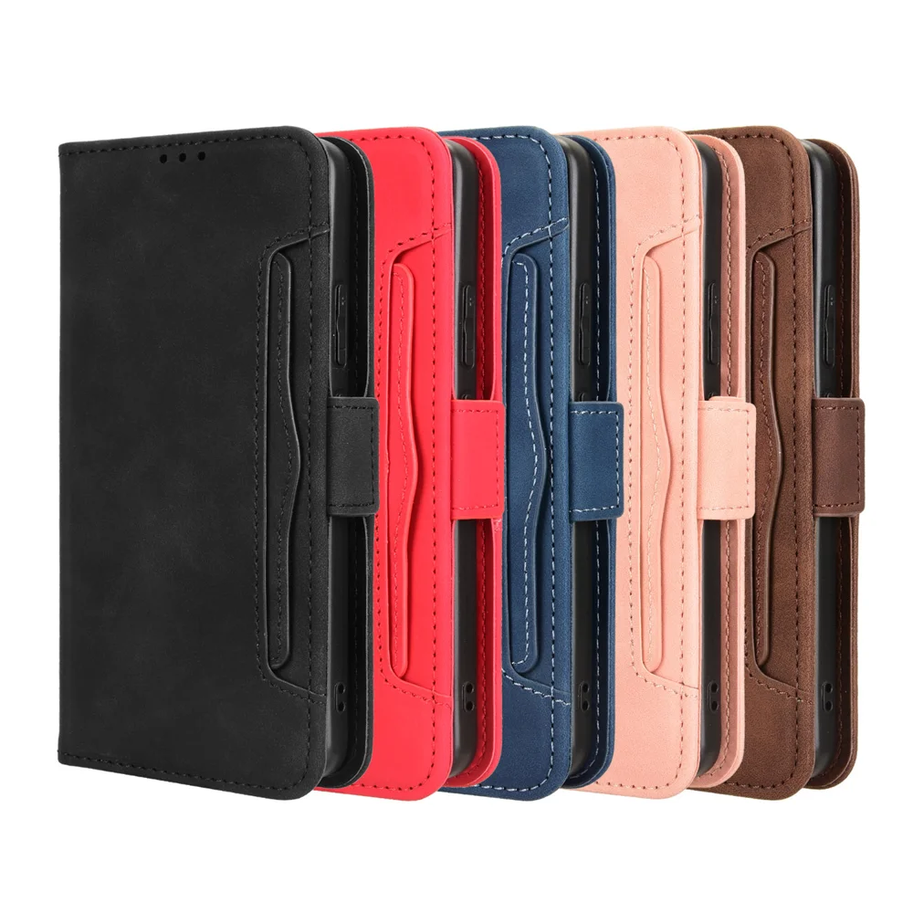 For Oppo K13 5G Leather Case Phone Wallet Cover with Multiple Card Slots - Black-Cellmalls