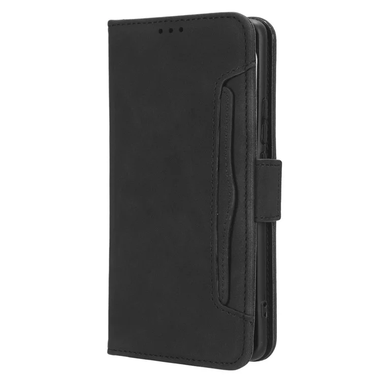 For Oppo Reno10 Pro+ 5G Anti-scratch PU Leather Wallet Multiple Card Slots Flip Case Stand Phone Cover - Black-Cellmalls