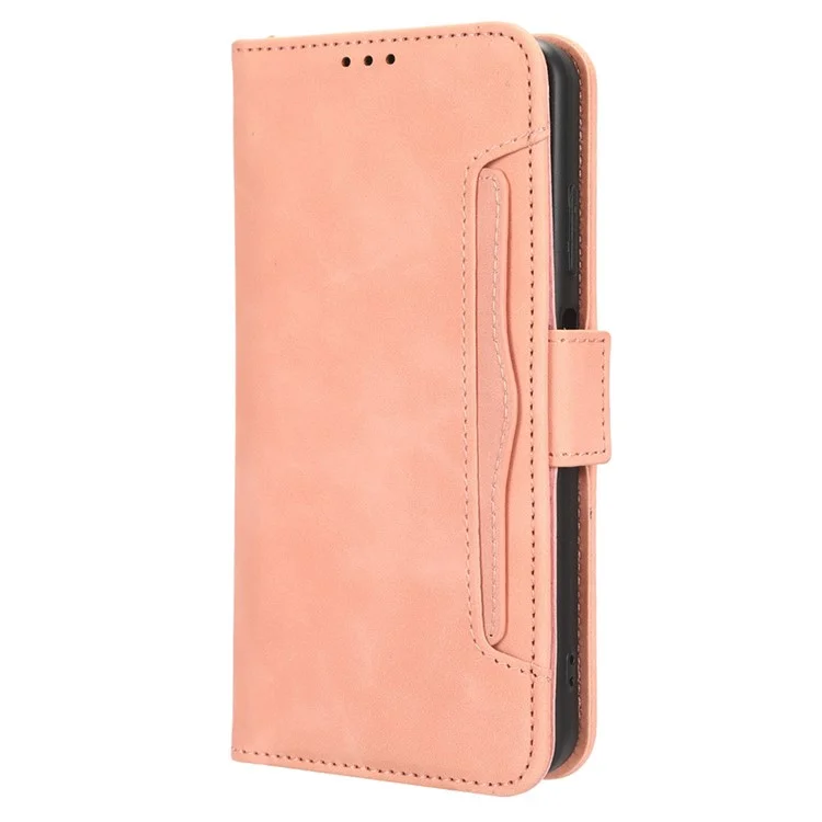 For Oppo Reno10 Pro 5G CPH2525 (Global) / Reno10 5G CPH2531 (Global) Multiple Card Slots Leather Phone Case Wallet Stand Cover - Pink-Cellmalls