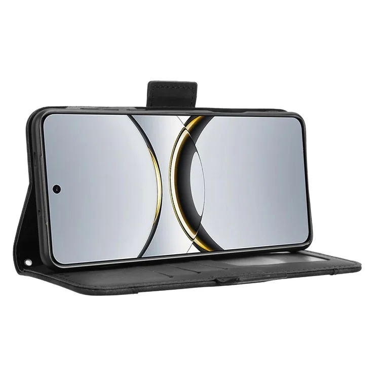 For Oppo Find X8 Pro 5G Leather Case Phone Wallet Cover with Multiple Card Slots - Black-Cellmalls