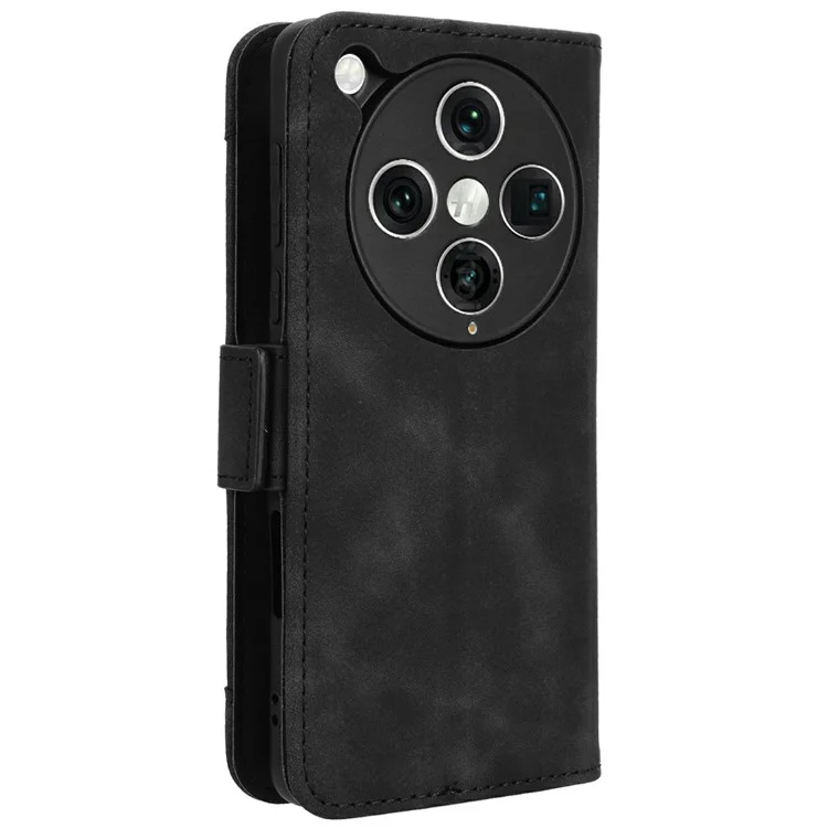 For Oppo Find X8 Pro 5G Leather Case Phone Wallet Cover with Multiple Card Slots - Black-Cellmalls