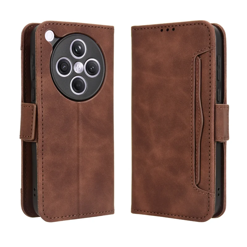 For Oppo Find X8s+ 5G Leather Case Phone Wallet Cover with Multiple Card Slots - Black-Cellmalls