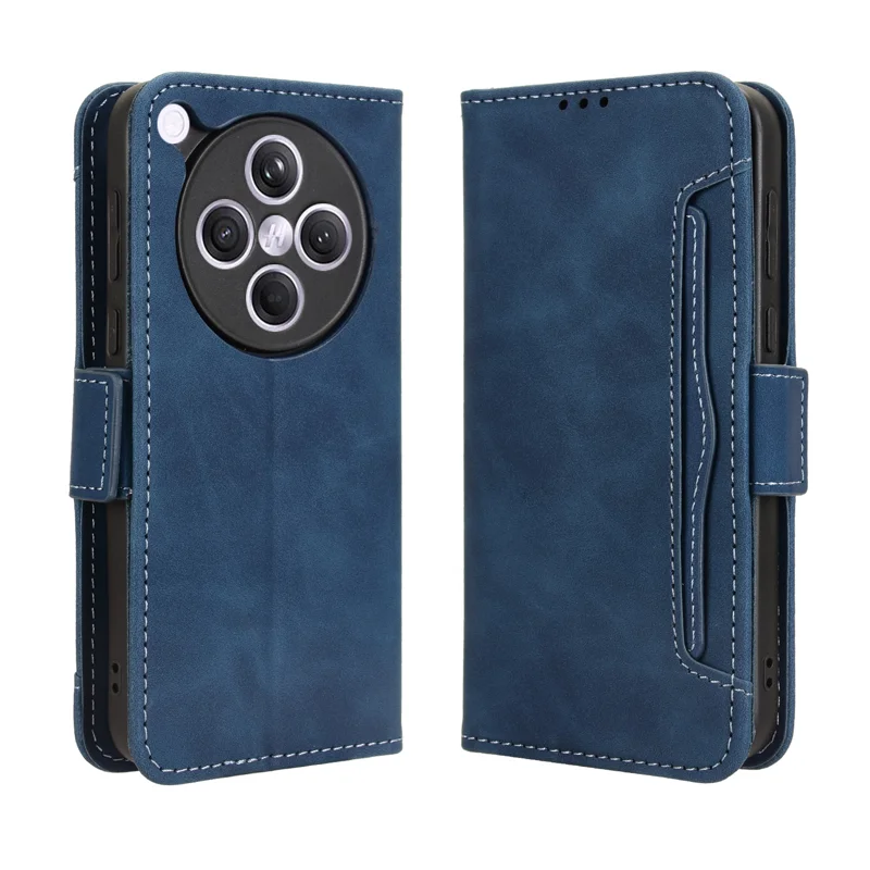 For Oppo Find X8s+ 5G Leather Case Phone Wallet Cover with Multiple Card Slots - Black-Cellmalls