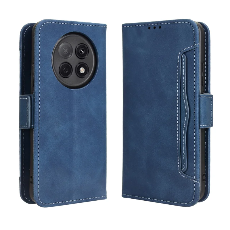 For Oppo A5 Pro 5G (China) / Oppo F29 Pro 5G (Global) Leather Case Phone Wallet Cover with Multiple Card Slots - Black-Cellmalls