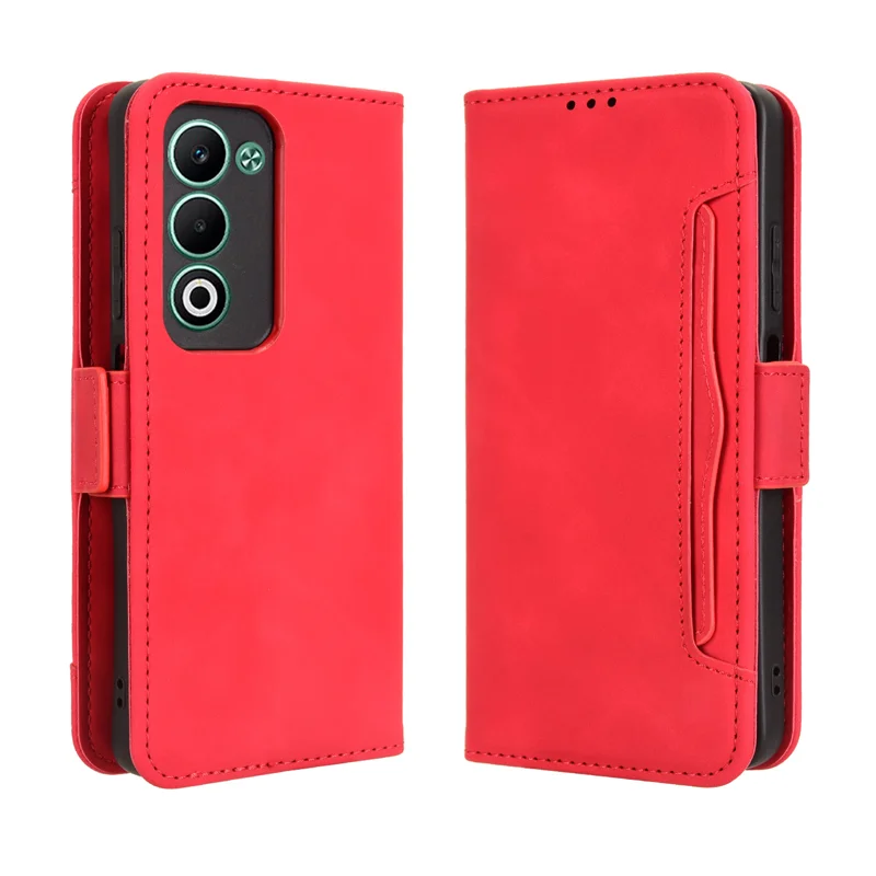 For Oppo A5 5G / Oppo A5 4G Leather Case Phone Wallet Cover with Multiple Card Slots - Black-Cellmalls