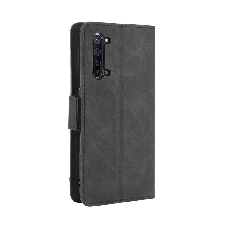 Wallet Leather Phone Case with Multiple Card Slots for Oppo Find X2 Lite/Reno3 5G - Black-Cellmalls