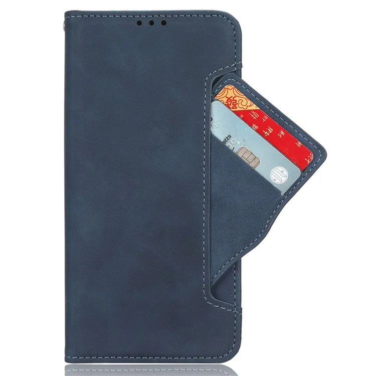 For Oppo A2 Pro 5G Phone Case Wallet PU Leather Phone Cover - Blue-Cellmalls