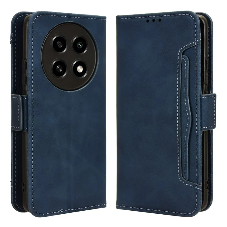 For Oppo A2 Pro 5G Phone Case Wallet PU Leather Phone Cover - Blue-Cellmalls