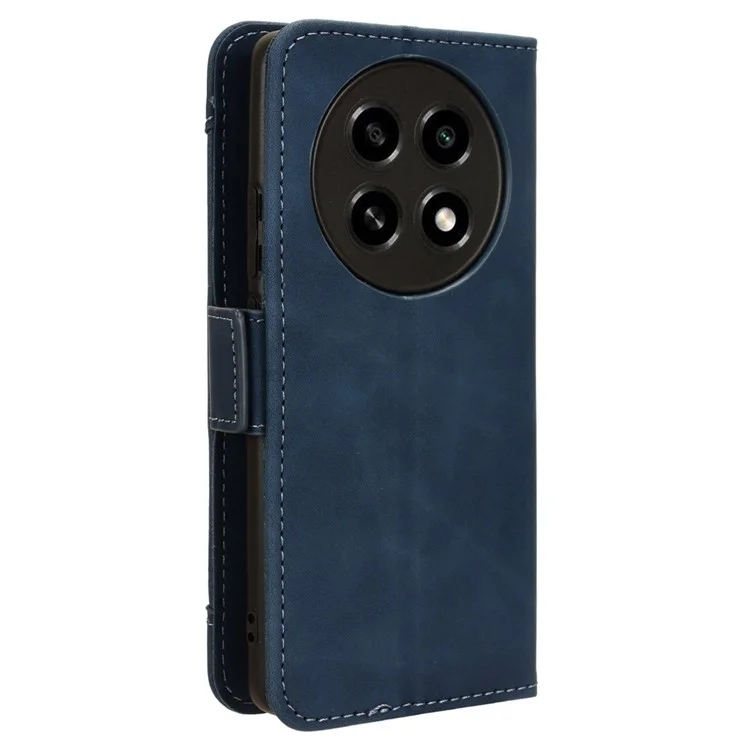 For Oppo A2 Pro 5G Phone Case Wallet PU Leather Phone Cover - Blue-Cellmalls