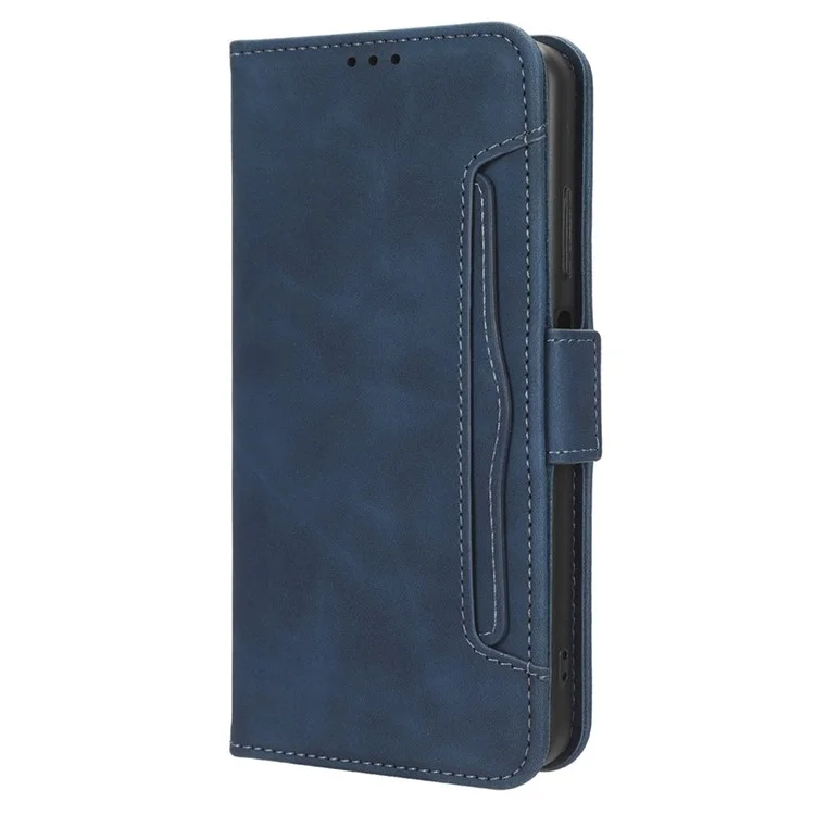For Oppo A2 Pro 5G Phone Case Wallet PU Leather Phone Cover - Blue-Cellmalls