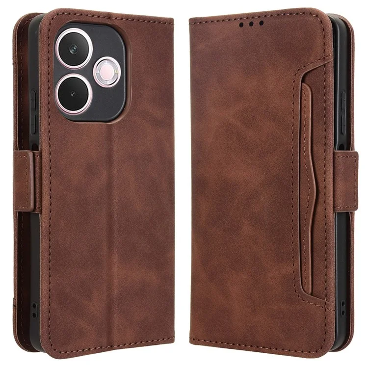 For Oppo A5 Pro 4G (Global) / 5G (Global) / A5 Energy 5G (China) Case Wallet Leather Phone Cover with Multiple Card Slots - Black-Cellmalls