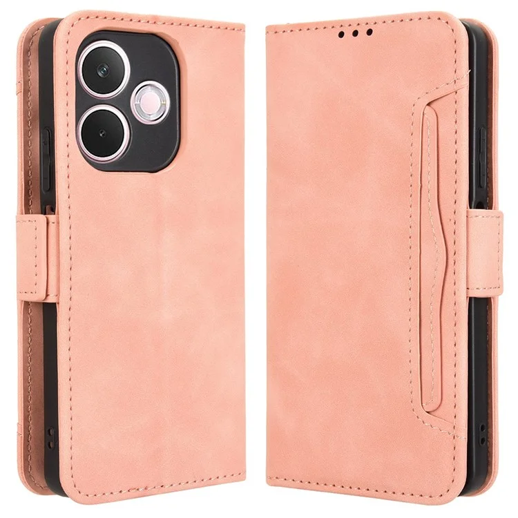 For Oppo A5 Pro 4G (Global) / 5G (Global) / A5 Energy 5G (China) Case Wallet Leather Phone Cover with Multiple Card Slots - Black-Cellmalls
