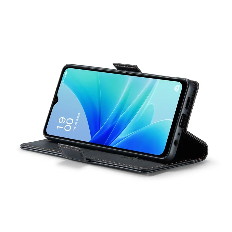 For Oppo A57 4G / A57s 4G / A57e 4G / A77 4G / A77s 4G / OnePlus Nord N20 SE 4G Case CASEME 023 RFID Blocking 3 Card Slot Mobile Cover - Black-Cellmalls