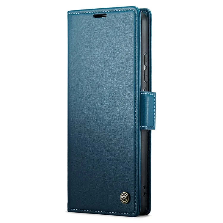 For Oppo Reno10 5G (Global) / Reno10 Pro 5G (Global) Leather Case CASEME 023 RFID Blocking 3 Card Slot Mobile Cover - Blue-Cellmalls