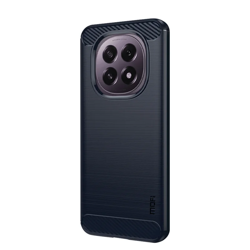 For Oppo A5 5G / Oppo F29 5G Back Cover MOFI Brushed Texture Carbon Fiber Soft TPU Case - Black-Cellmalls
