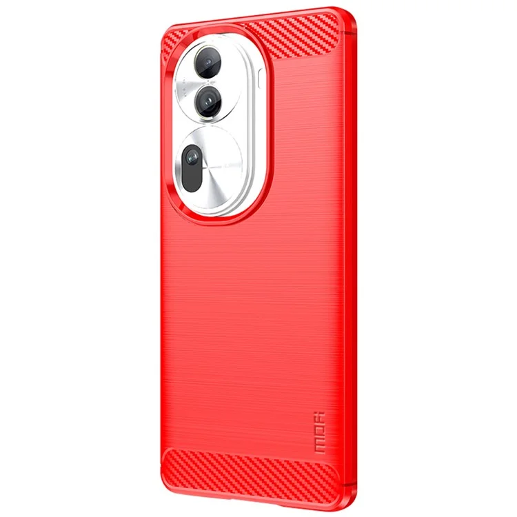 MOFI JK TPU Series-1 For Oppo Reno11 Pro 5G (Global) TPU Phone Case Carbon Fiber Texture Phone Cover - Black-Cellmalls