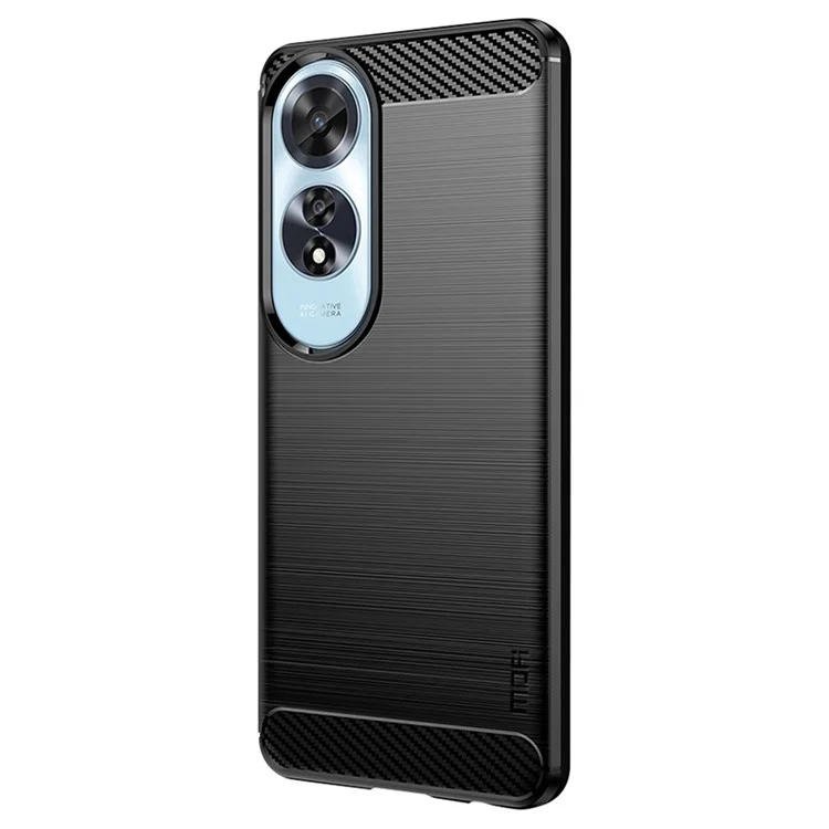 MOFI JK TPU Series-1 For Oppo A60 4G Case Brushed TPU Anti-Fall Phone Protective Cover - Black-Cellmalls