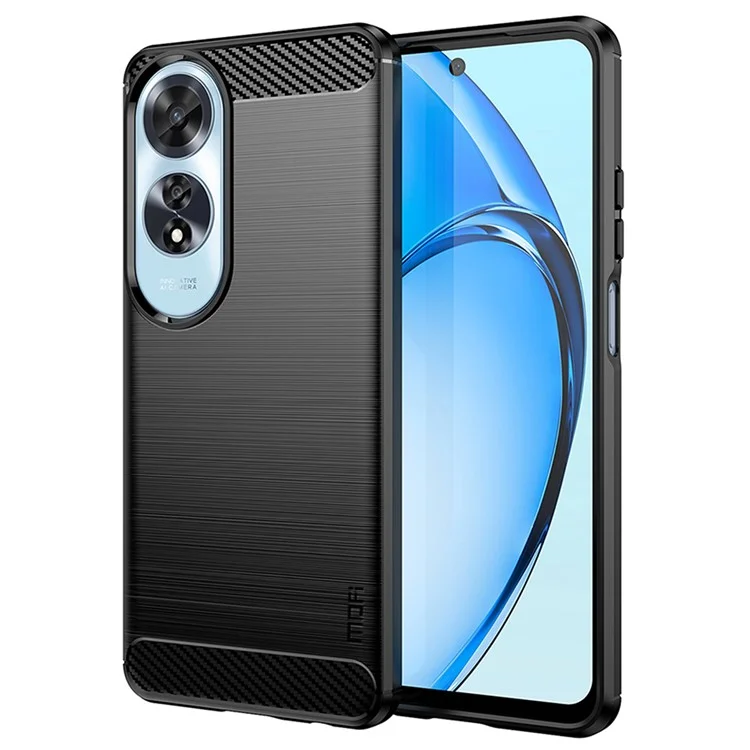 MOFI JK TPU Series-1 For Oppo A60 4G Case Brushed TPU Anti-Fall Phone Protective Cover - Black-Cellmalls