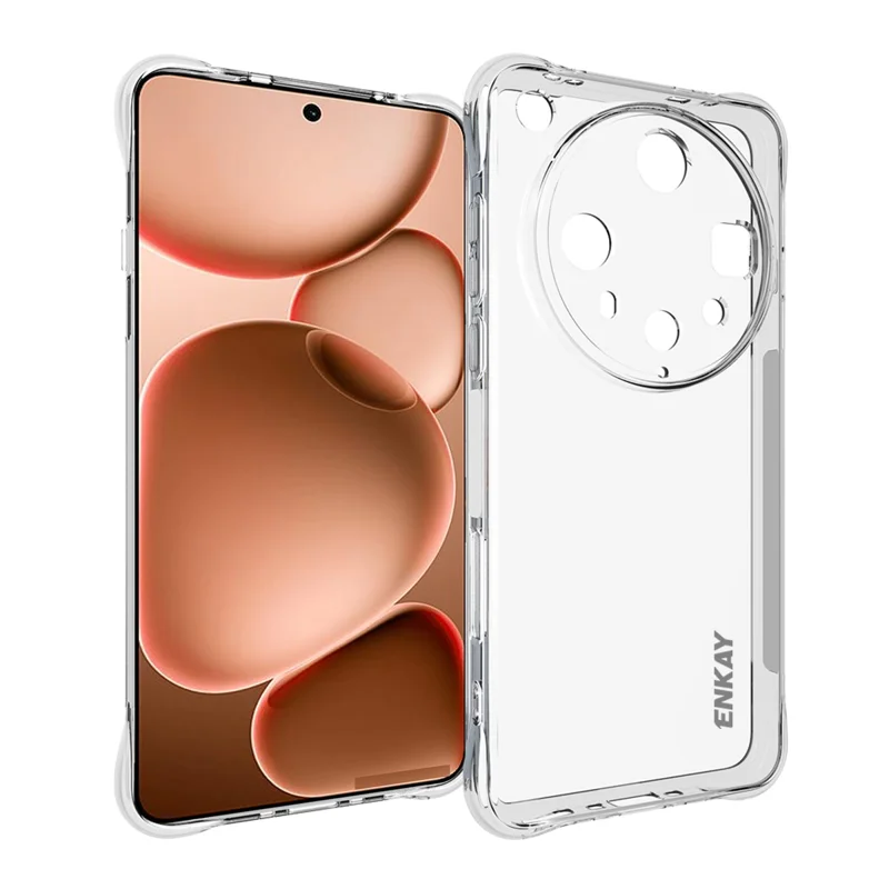 For Oppo Find X8 Ultra 5G Clear Phone Case ENKAY HAT PRINCE Shockproof Anti-slip TPU Cover - Transparent-Cellmalls