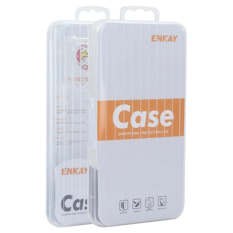 ENKAY HAT PRINCE For Oppo Reno12 5G (Global) Clear Case Corner Airbag TPU Phone Cover-Cellmalls