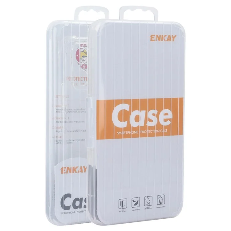 ENKAY HAT PRINCE For Oppo Reno12 F 5G Case Corner Airbag TPU Crystal Clear Phone Cover-Cellmalls