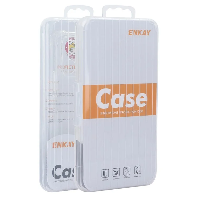 ENKAY HAT PRINCE For Oppo A3 Pro (Global) 5G Clear Case TPU Phone Cover Corner Airbag Fall Protection-Cellmalls