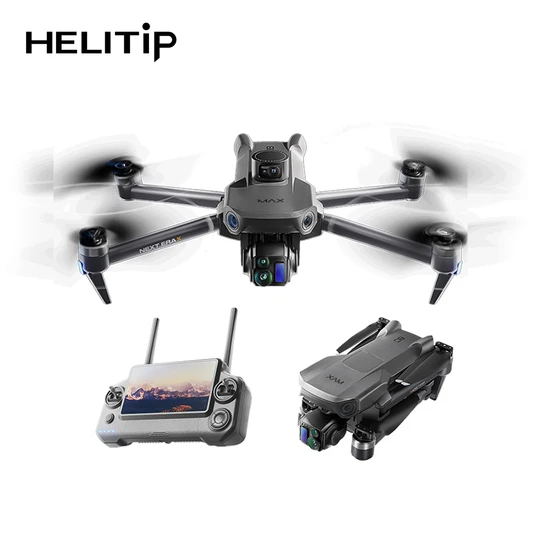 P7 MAX Drone 6.8inch Touch Screen RC 4K 3-Axis Gimbal Laser Obstacle Avoidance 