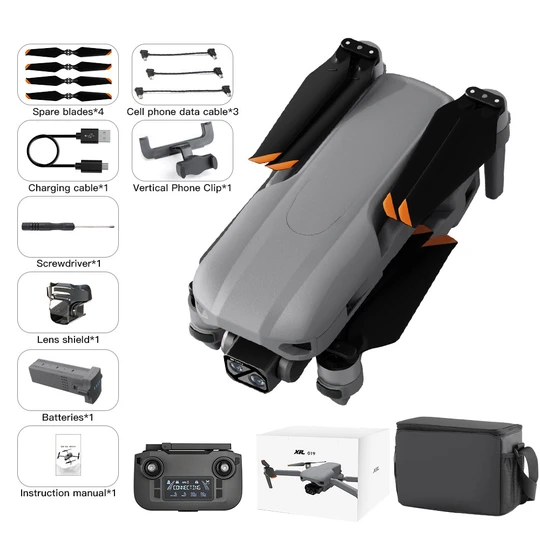 XIL 019 Gps Drone With Camera 4K hd 3 Axis Gimbal 360° Obstacle Avoidance 5g Wifi UAV