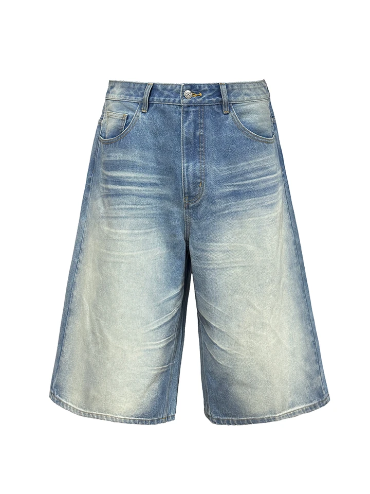 送料関税込 【JCAESAR】 BLUE ICE DENIMS JCAESAR Jeans - 140Z Turkish Denim with Distressed Ice Blue Wash