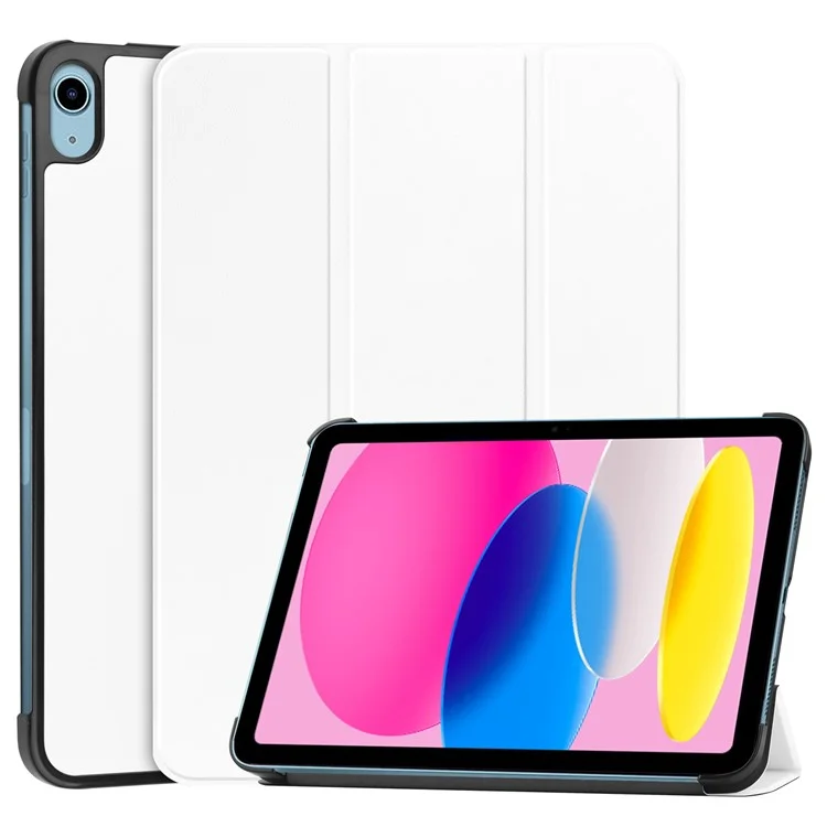 For iPad (2025) / 10.9 (2022) Case Anti-Drop Leather Stand Tablet Cover - Grey-Cellmalls