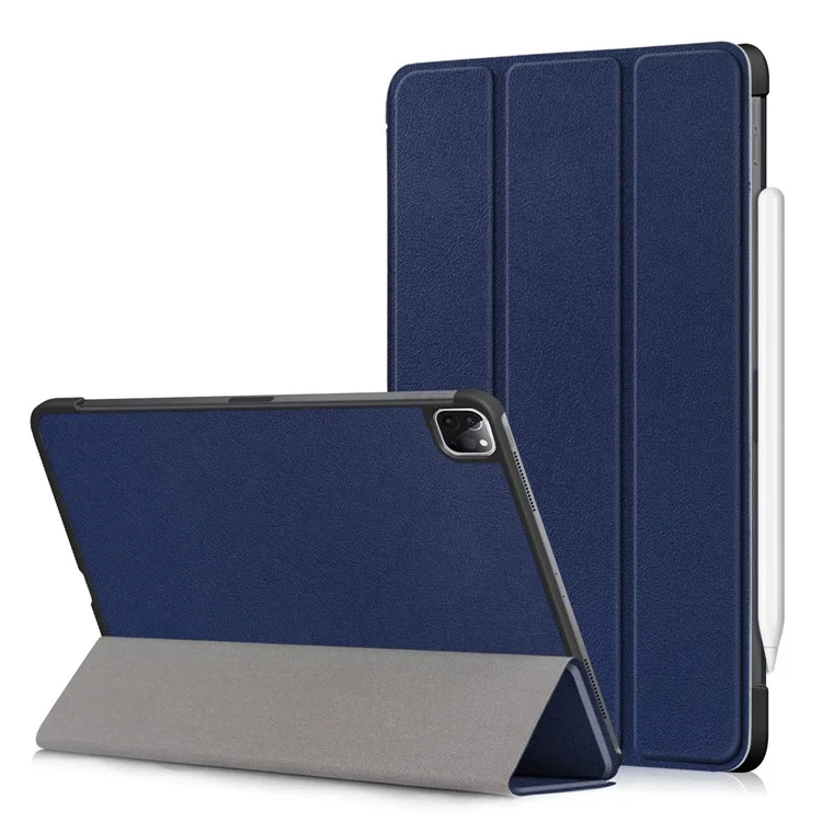 PU Leather Tri-Fold Stand Tablet Case for iPad Air 11 (2025) / (2024) / Air (2020) / Air (2022) / Pro 11-inch (2022) / (2021) / (2020) - Black-Cellmalls