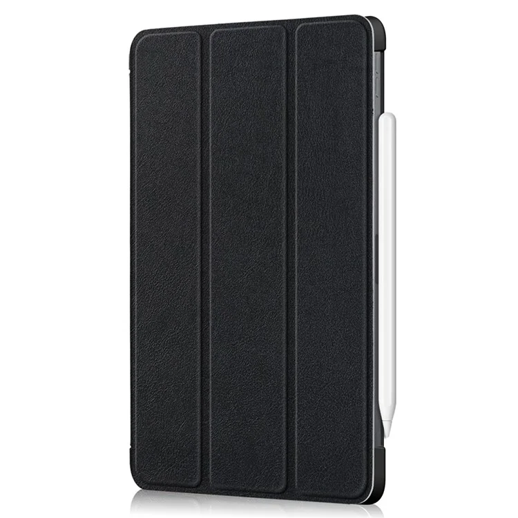 PU Leather Tri-Fold Stand Tablet Case for iPad Air 11 (2025) / (2024) / Air (2020) / Air (2022) / Pro 11-inch (2022) / (2021) / (2020) - Black-Cellmalls