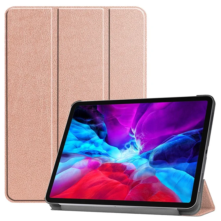Leather Cover for iPad Air 13 (2025) / (2024) / Pro 12.9 (2022) / (2021) / (2020) / (2018) Folio Stand Auto Sleep / Wake Tablet Case - Black-Cellmalls