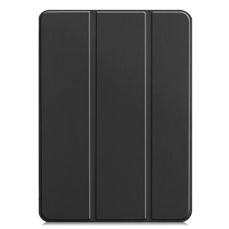 Stable Tri-fold Stand Design Leather Stand Case [Auto Sleep/Wake Function] for iPad Pro 12.9-inch (2021) - Black-Cellmalls
