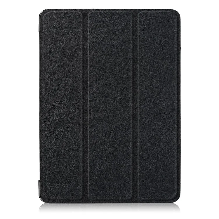 Tablet PU Leather Case Tri-fold Stand Case for iPad Pro 11-inch (2021) / (2020) / (2022) / Air (2020) / Air (2022) - Black-Cellmalls