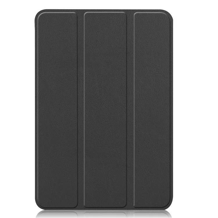 Tri-Fold Stand PU Leather Smart Tablet Protective Cover Tablet Case for iPad mini (2024) / mini (2021) - Black-Cellmalls