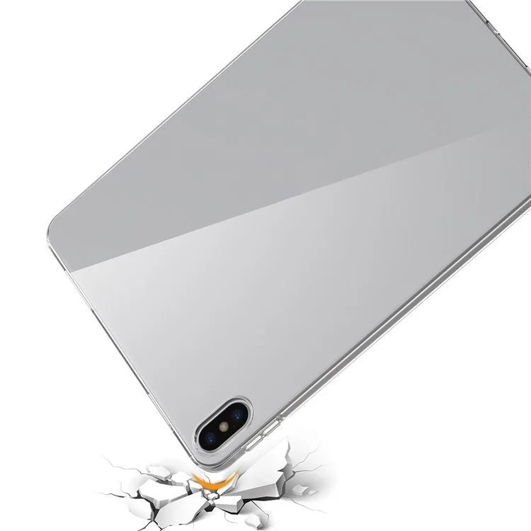 For iPad (2025) / 10.9 (2022) Soft TPU Shockproof Case Transparent HD Clear Cover-Cellmalls