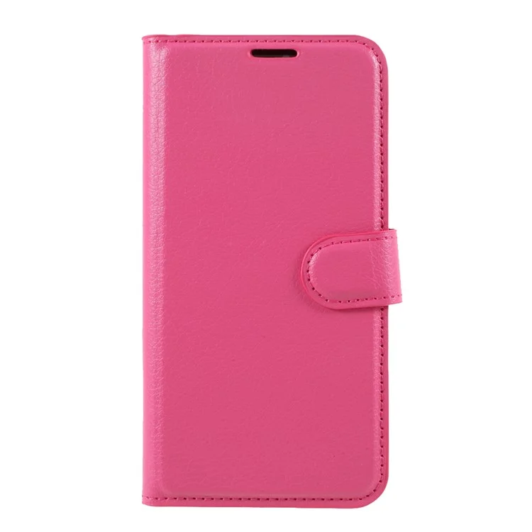 Litchi Surface Shell Leather Case with Stand for iPhone 12 Pro / 12 Mobile Phone Accessories - Black-Cellmalls