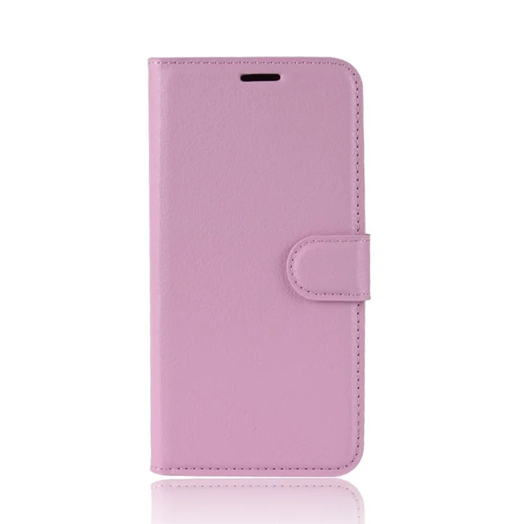 Litchi Skin Wallet Leather Stand Case for iPhone 11 Pro 5.8 inch (2019) - Pink-Cellmalls