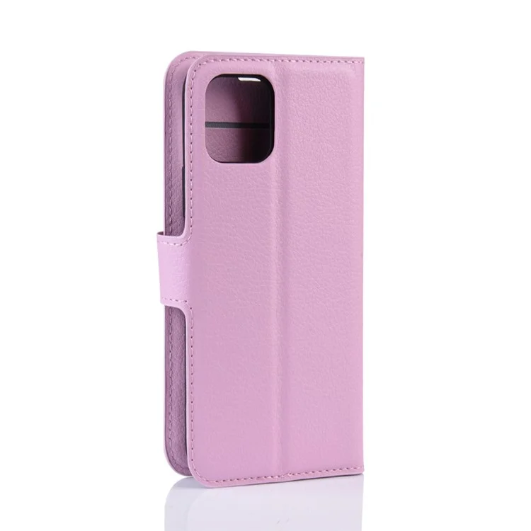 Litchi Skin Wallet Leather Stand Case for iPhone 11 Pro 5.8 inch (2019) - Pink-Cellmalls