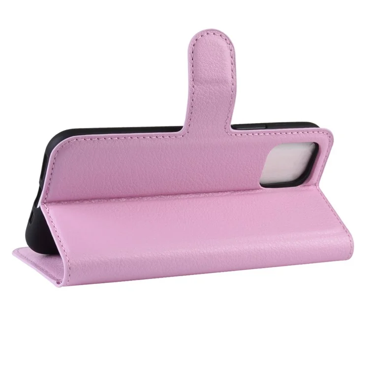 Litchi Skin Wallet Leather Stand Case for iPhone 11 Pro 5.8 inch (2019) - Pink-Cellmalls
